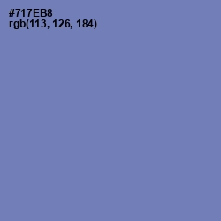 #717EB8 - Deluge Color Image
