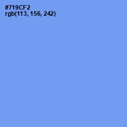 #719CF2 - Cornflower Blue Color Image