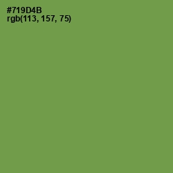 #719D4B - Glade Green Color Image