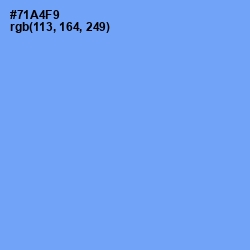 #71A4F9 - Cornflower Blue Color Image