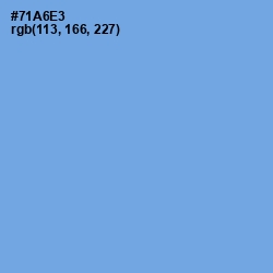 #71A6E3 - Cornflower Blue Color Image