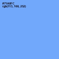 #71A8FC - Cornflower Blue Color Image