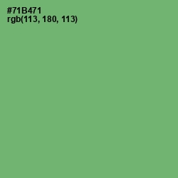 #71B471 - Fern Color Image