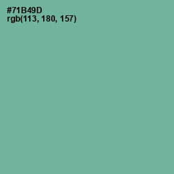 #71B49D - Silver Tree Color Image