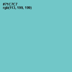 #71C7C7 - Downy Color Image