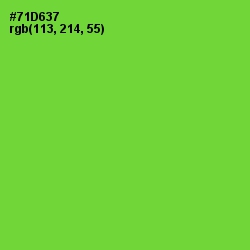 #71D637 - Bright Green Color Image