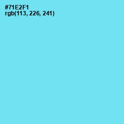 #71E2F1 - Spray Color Image
