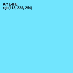 #71E4FE - Spray Color Image