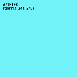 #71F1F8 - Spray Color Image