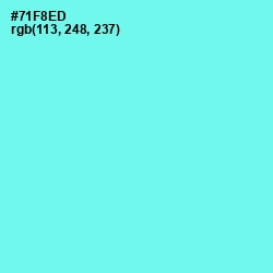 #71F8ED - Spray Color Image