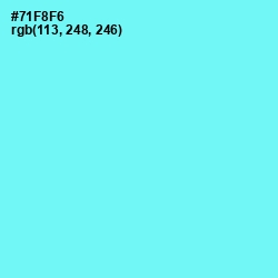 #71F8F6 - Spray Color Image