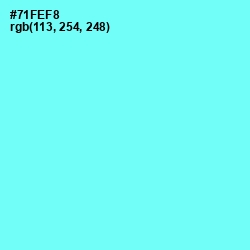 #71FEF8 - Spray Color Image