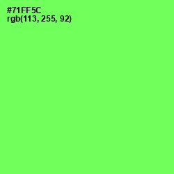 #71FF5C - Screamin' Green Color Image