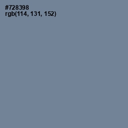 #728398 - Slate Gray Color Image