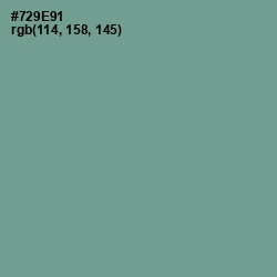#729E91 - Oxley Color Image