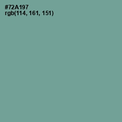 #72A197 - Sea Nymph Color Image