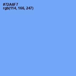 #72A6F7 - Cornflower Blue Color Image