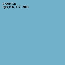 #72B1C8 - Danube Color Image