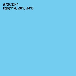 #72CDF1 - Malibu Color Image
