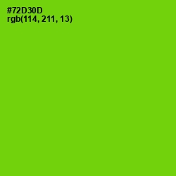 #72D30D - Bright Green Color Image