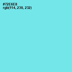 #72E6E8 - Spray Color Image