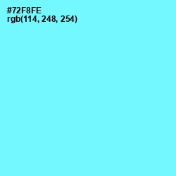 #72F8FE - Spray Color Image