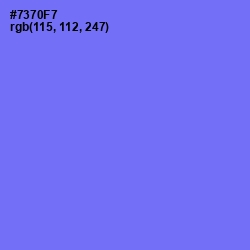 #7370F7 - Moody Blue Color Image