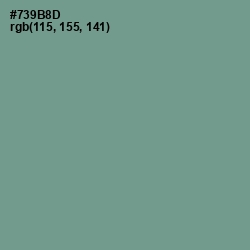 #739B8D - Oxley Color Image