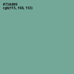 #73A899 - Sea Nymph Color Image