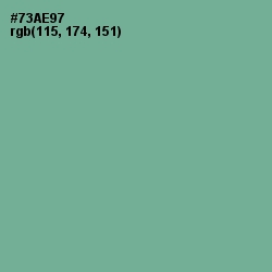 #73AE97 - Sea Nymph Color Image