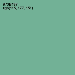 #73B197 - Sea Nymph Color Image