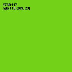 #73D117 - Chartreuse Color Image