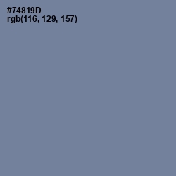 #74819D - Slate Gray Color Image