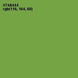 #74A444 - Asparagus Color Image