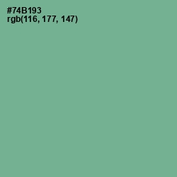 #74B193 - Bay Leaf Color Image
