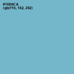 #74B6CA - Shakespeare Color Image