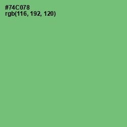 #74C078 - Mantis Color Image