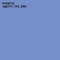 #758FC8 - Danube Color Image