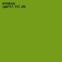 #759D1A - Trendy Green Color Image