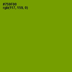 #759F00 - Limeade Color Image