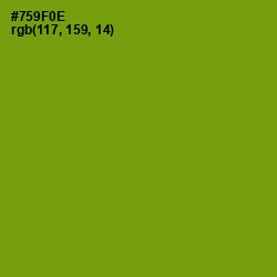#759F0E - Limeade Color Image