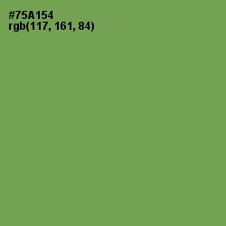 #75A154 - Asparagus Color Image