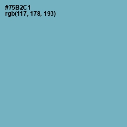 #75B2C1 - Danube Color Image