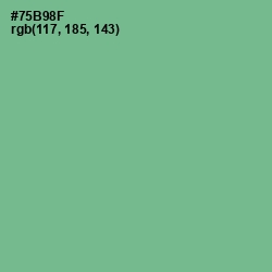 #75B98F - Silver Tree Color Image