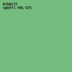 #75BC7F - Fern Color Image