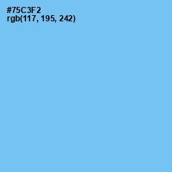 #75C3F2 - Malibu Color Image