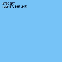 #75C3F7 - Malibu Color Image