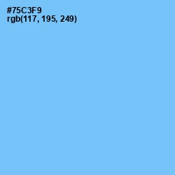 #75C3F9 - Malibu Color Image