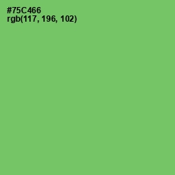 #75C466 - Mantis Color Image