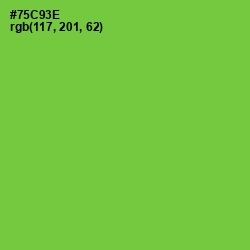 #75C93E - Chartreuse Color Image